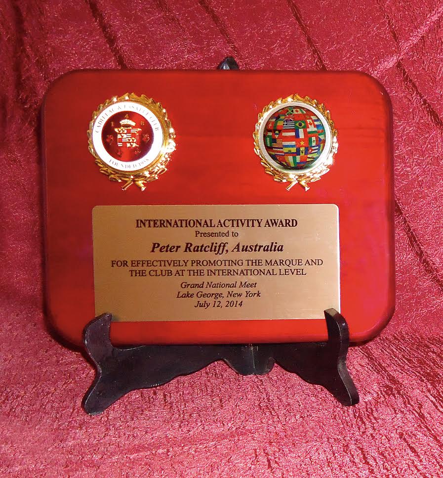 International Activity Award